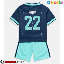 Otroške Nogometnih dresov Nemčija David Raum #22 Gostujoči SP 2026 Kratki rokavi (+ hlače)